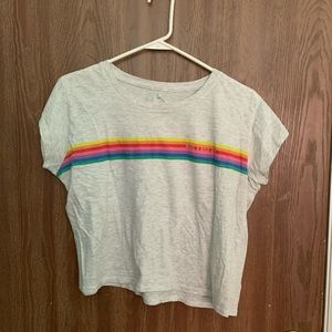 Have a nice day cropped tee